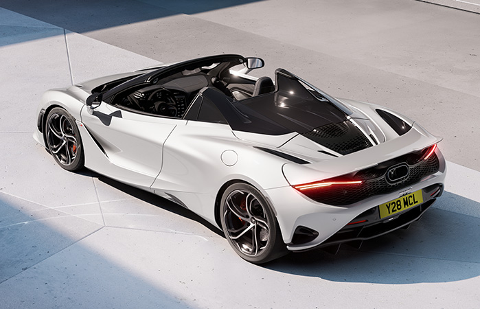 Exterior shot of McLaren 750S