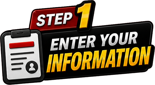 Step 1: Enter your information