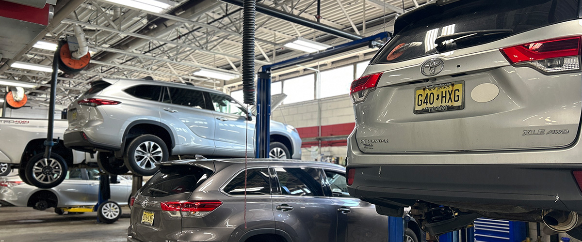 Toyota service department