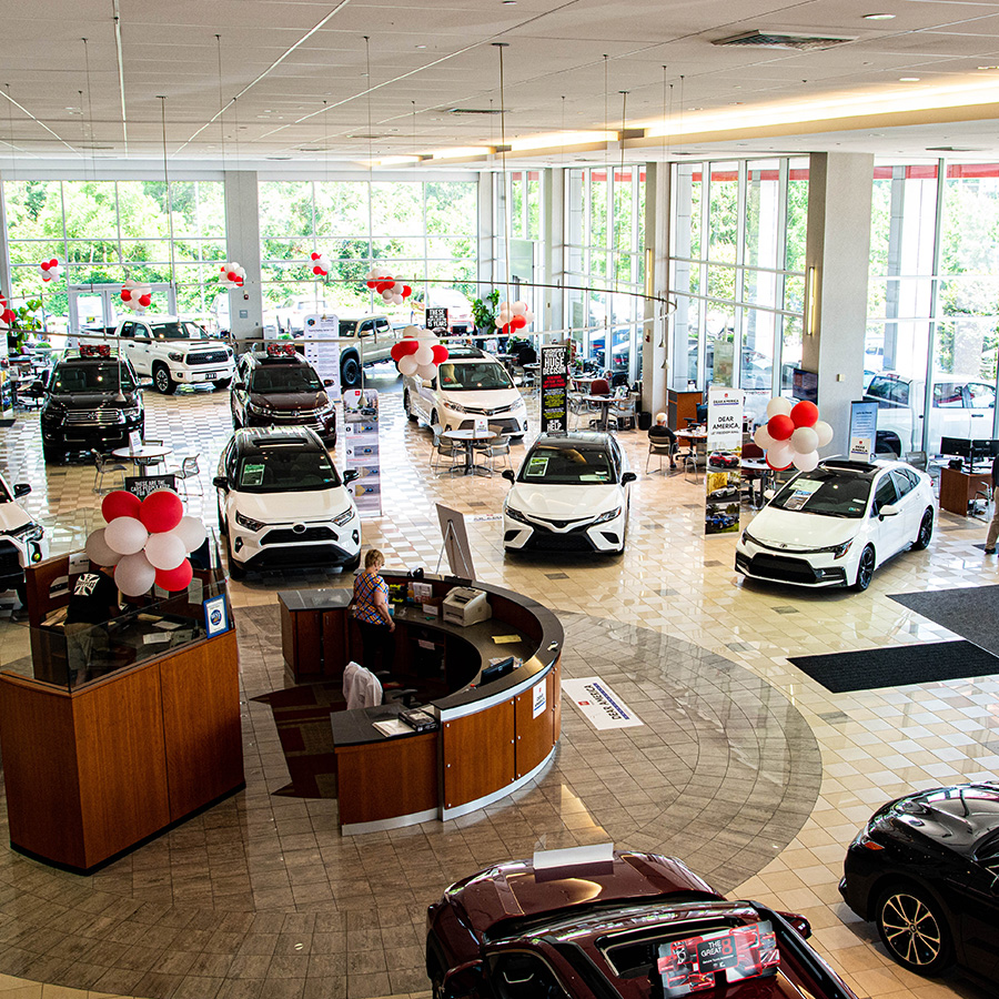 Dealership showroom