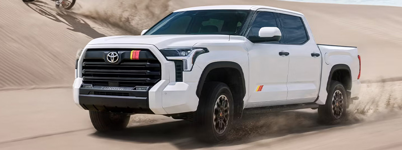 2025 Toyota Tundra in motion
